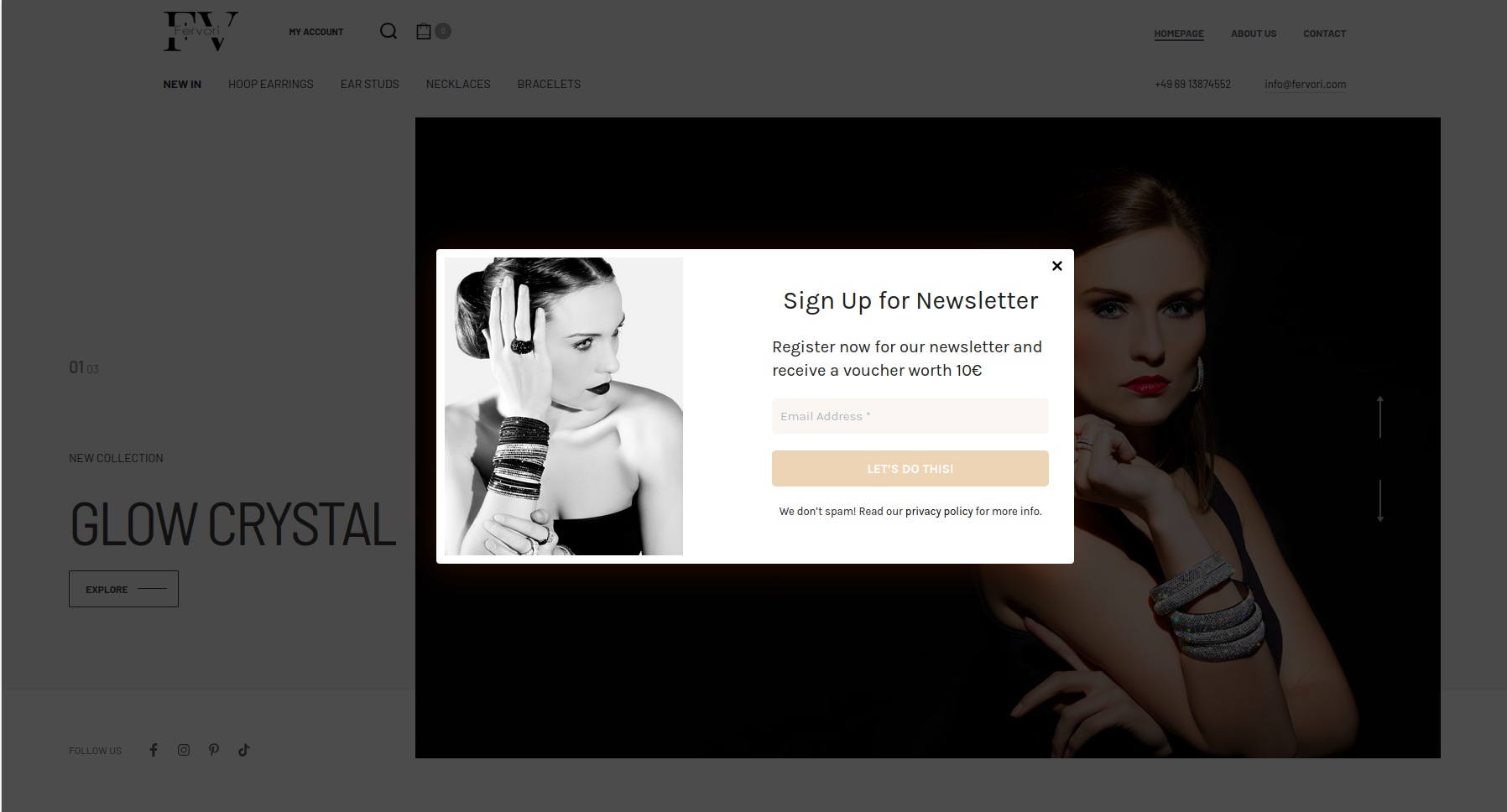 Fervori Website